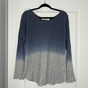 Blue ombré sweater